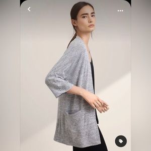 OLIVE/CARGO COLOUR Wilfred Free Short Sleeve Open Cardigan